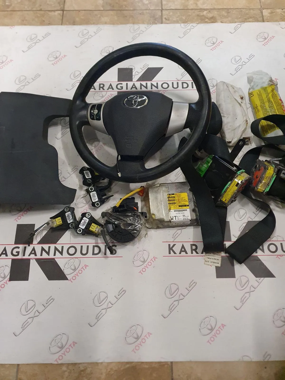 ΣΕΤ AIRBAG Toyota YARIS SCP90 2006 – 2011
