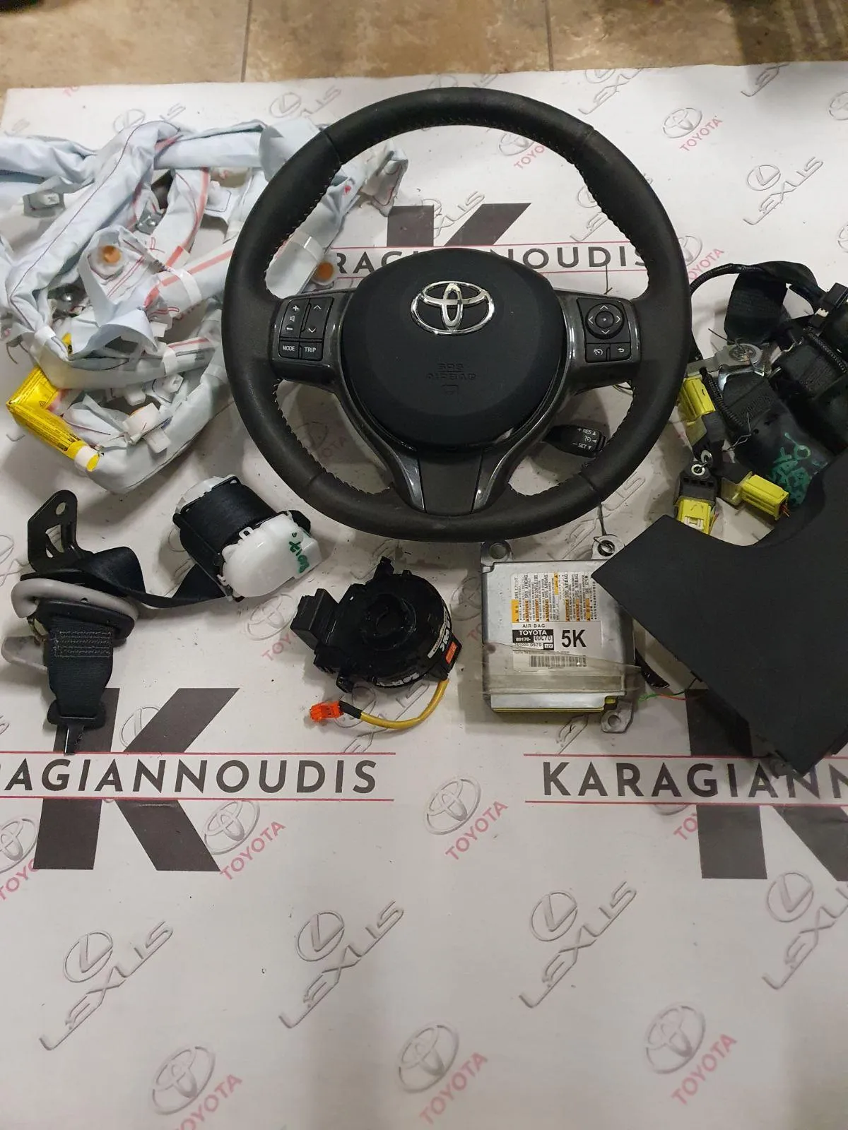 ΣΕΤ AIRBAG Toyota YARIS SCP130 2012 – 2019