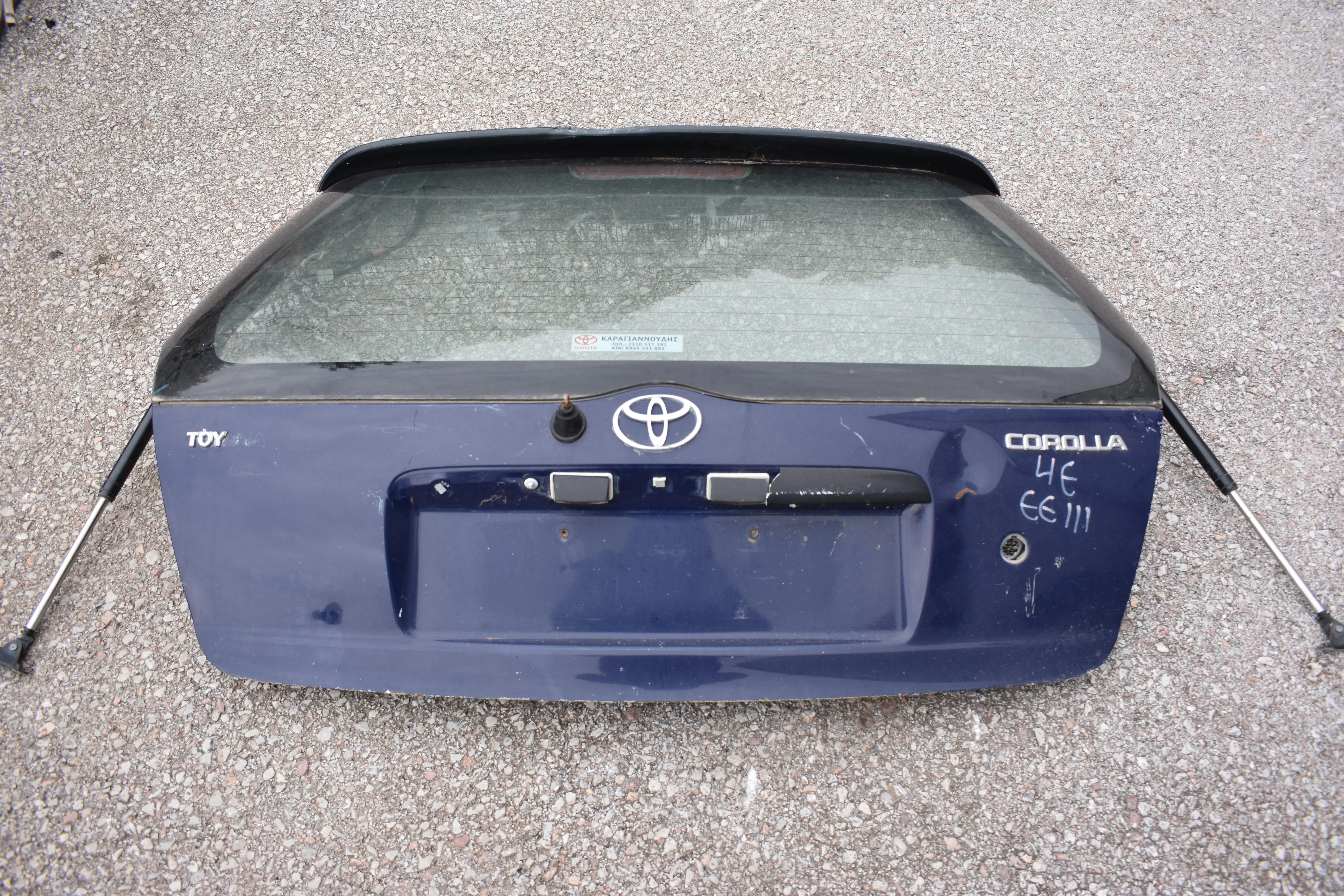 ΤΖΑΜΟΠΟΡΤΑ Toyota COROLLA  EE111 H/B 1998 – 2001