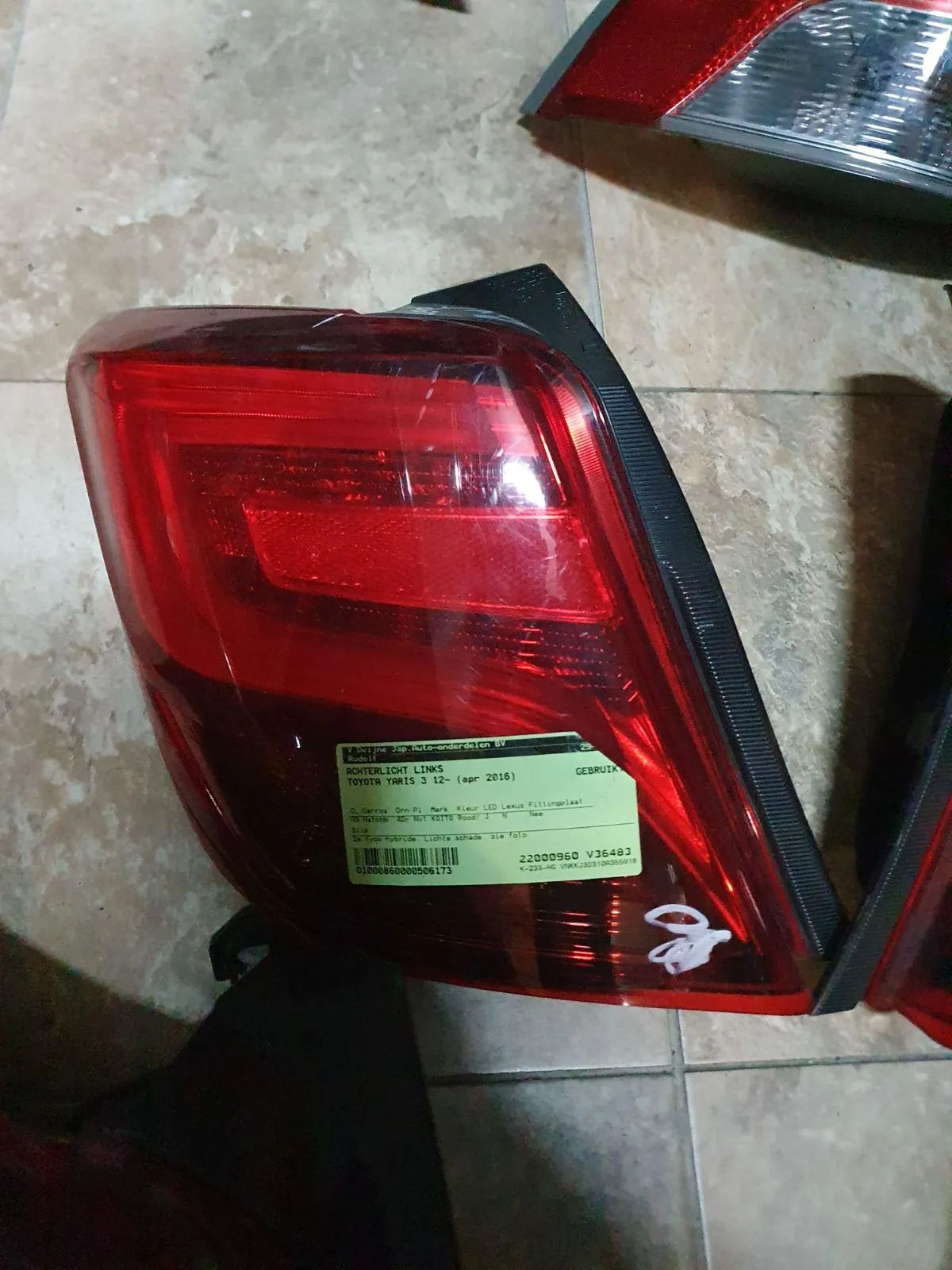 ΦΑΝΑΡΙ -Ο- ΑΡΙΣΤΕΡΟ Toyota YARIS SCP130 2014 – 2017