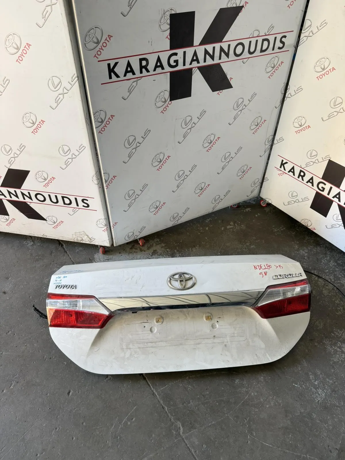 ΚΑΠΟ ΟΠΙΣΘΙΟ Toyota COROLLA NDE180 SDN 2013 – 2017
