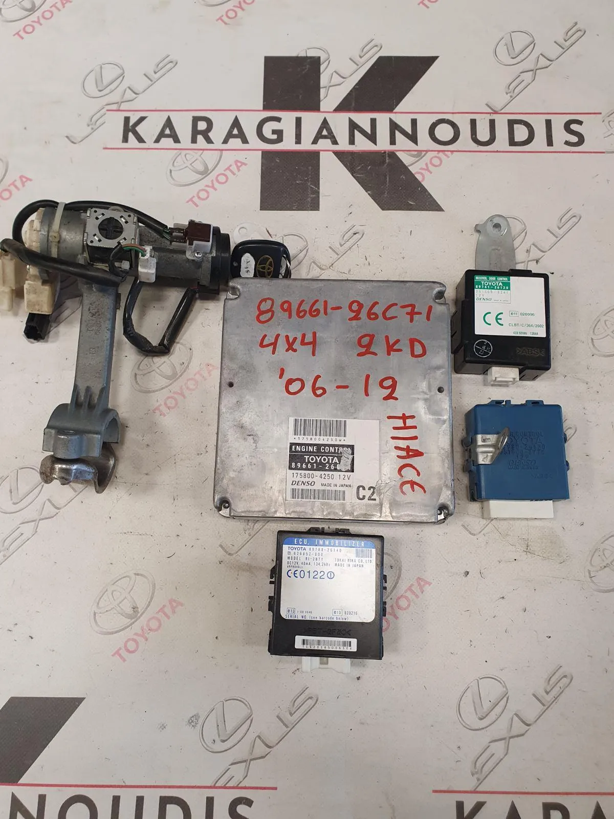 ΕΓΚΈΦΑΛΟΣ + ΚΊΤ Toyota Hiace 2006 – 2012